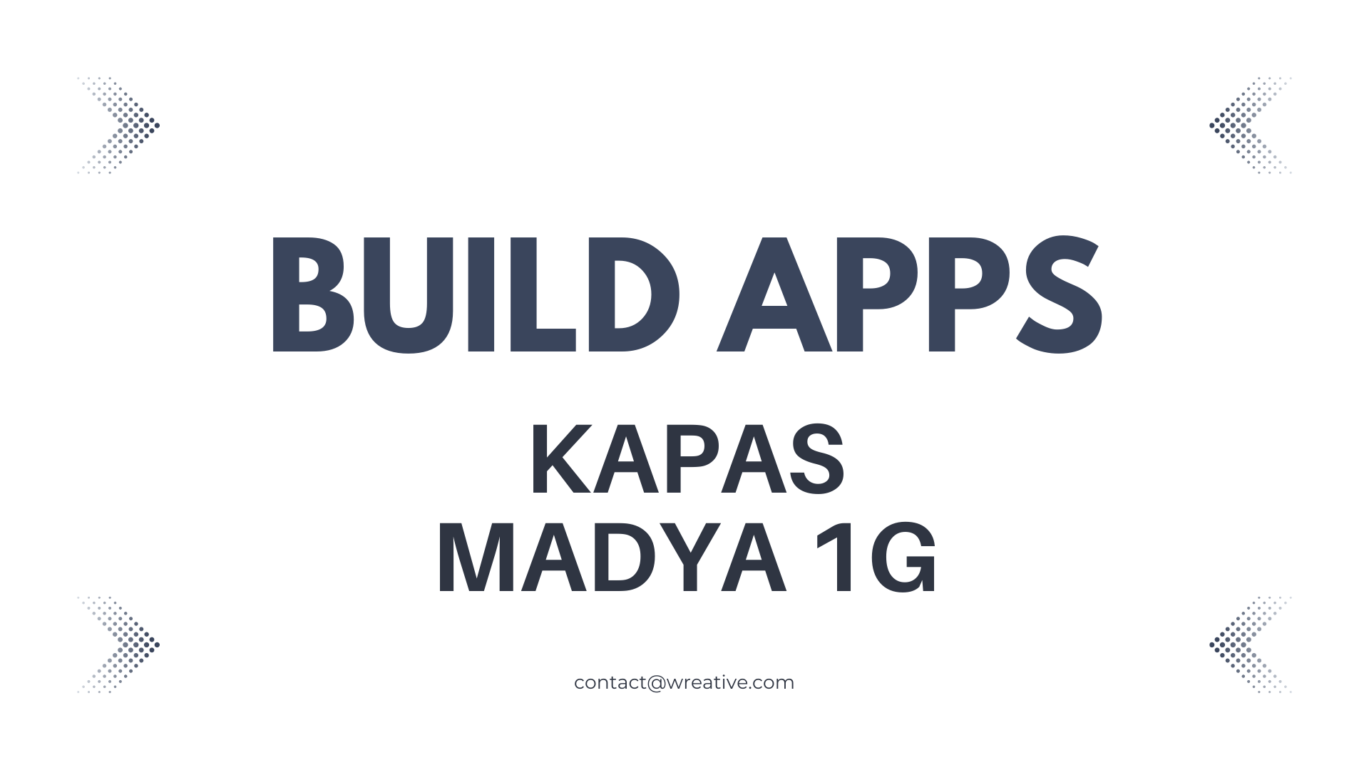 Kapas Madya 1G